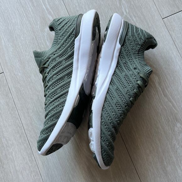 APL Techloom Wave Mens Knit Athletic Sneakers Green Size 7 1020XC - Picture 13 of 16